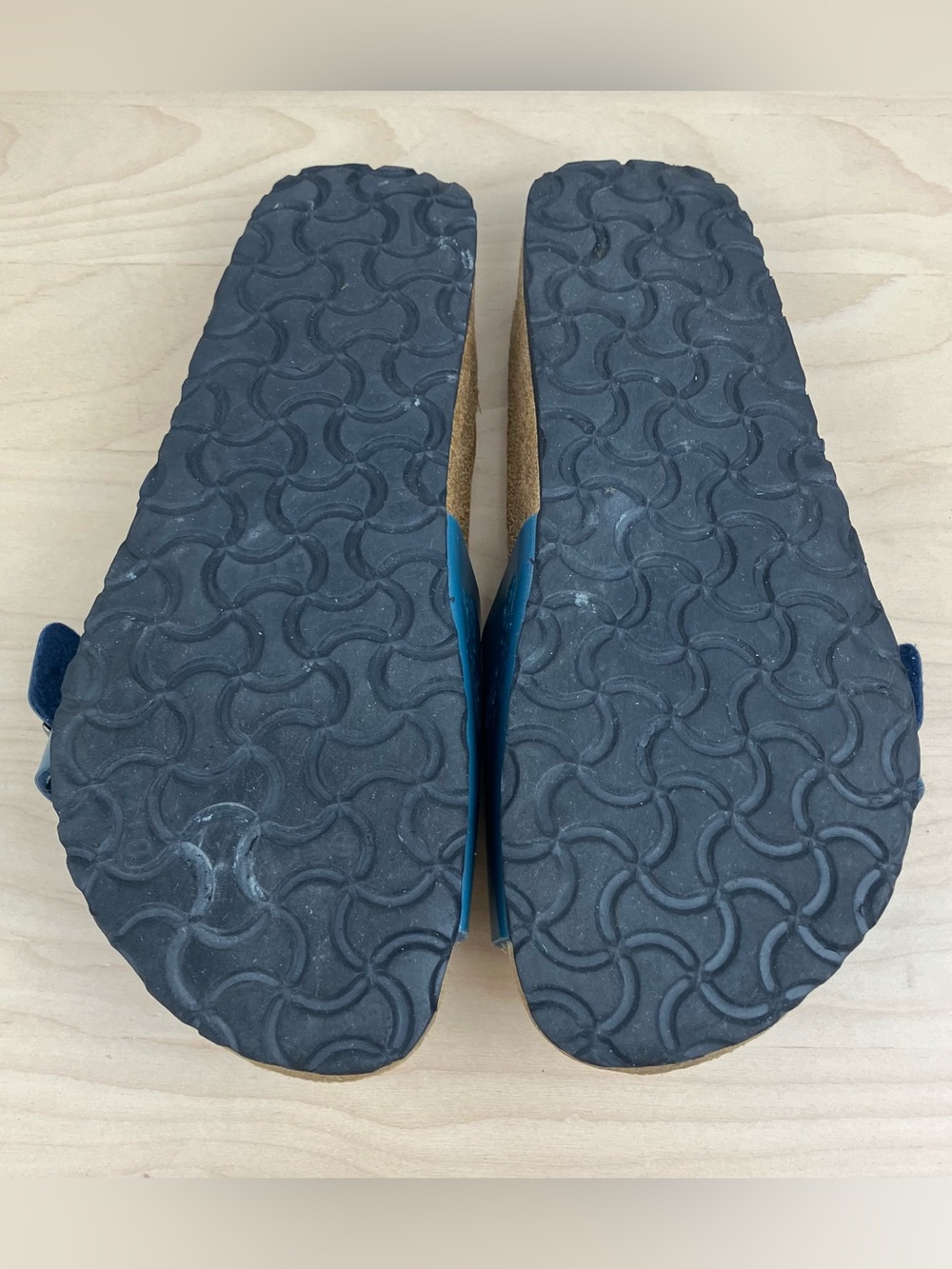 Birkenstock Birkis Women’s Size 39 / 8.0 Catalina Caribbean Blue Slide Sandals - Picture 10 of 12